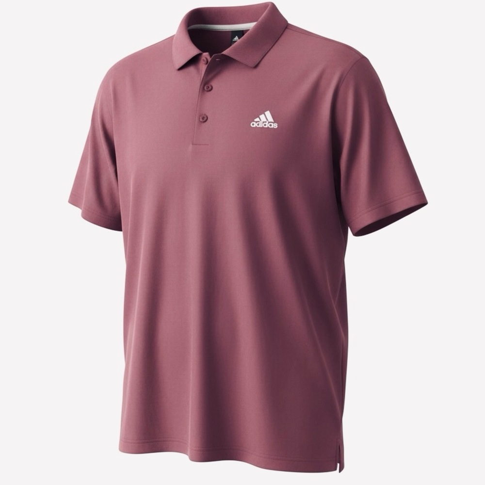 ADIDAS Golf Men’s mauve golf short sleeve polo shirt size XL